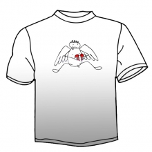 Футболка человек с разбитым сердцем из коллекции "Человеки"