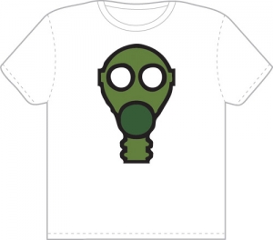 Футболки с изображением противогаза
