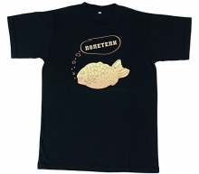 Футболка с рыбой "Полетели" (Дизайн - IRA)