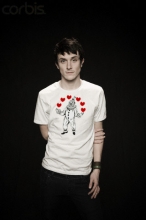 Футболка клоун жонглирующий сердцами