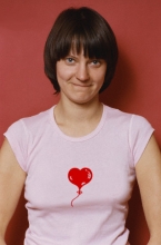 Футболка Сердце-Шарик для влюбленных ко дню Святого Валентина