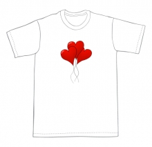 Футболка Воздушный шарик - Сердце для влюбленных